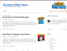Tablet Screenshot of greatestwebapps.com
